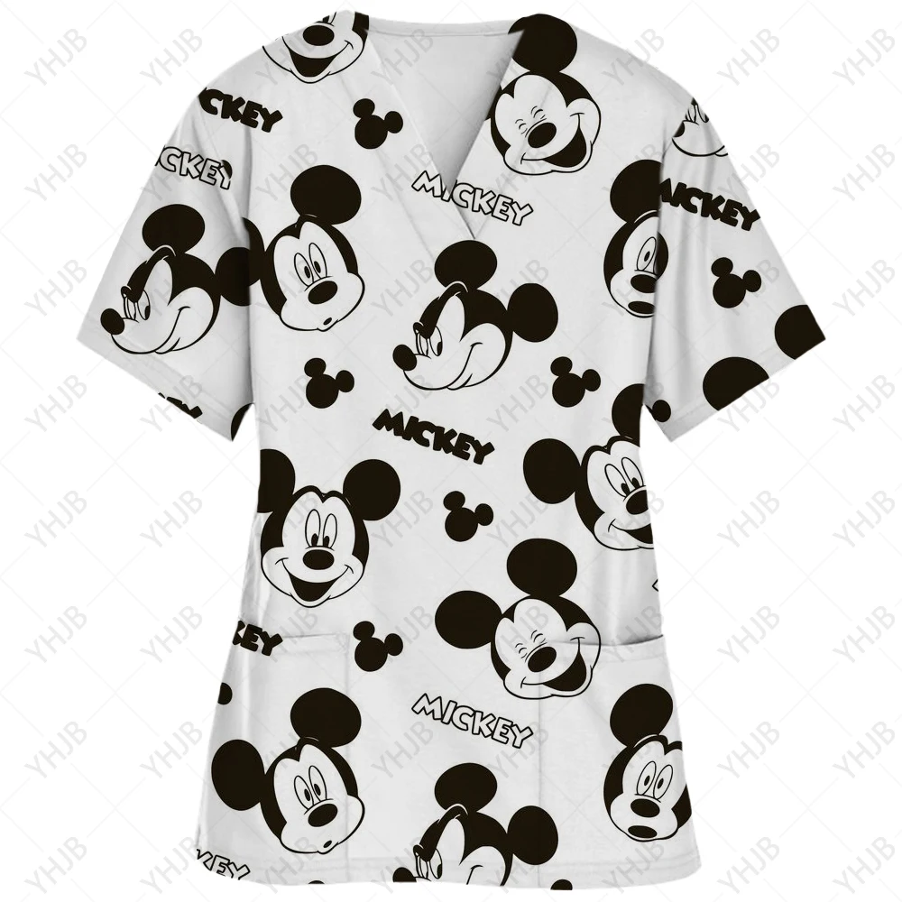 Униформа медсестры для больницы женская модель повседневные фонарики с коротким