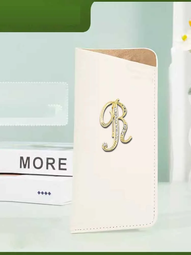 

Customized Luxury Women's Eyewear Bags Durable PVC Leather Personalized Customer Name Playful Alphabet: Light Pink Shade