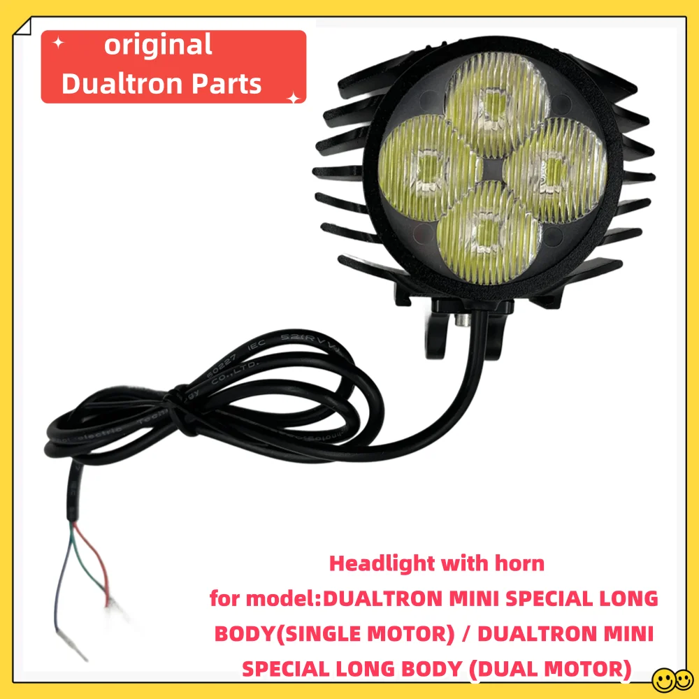 Фото Оригинальные детали Dualtron, фара с звуковым сигналом для Dualtron Mini Special, длинный корпус, одиночный двигатель и двойной двигатель, Dualtron Special №3