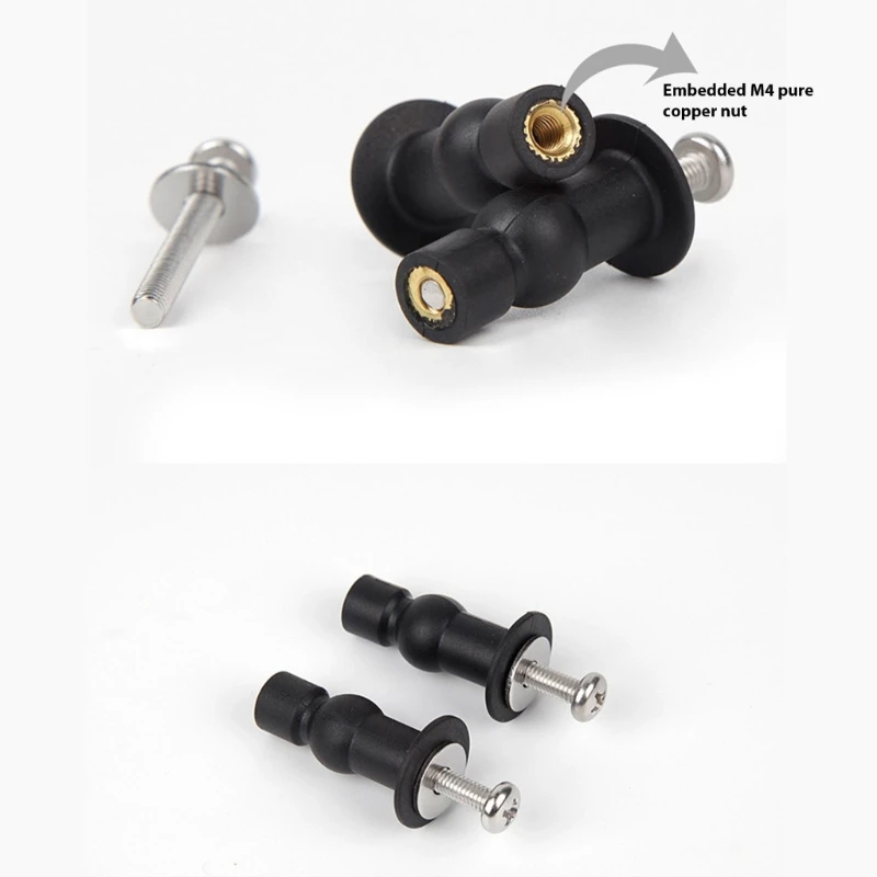 4 шт. петли для сидений унитаза крепления глухих отверстий расширяющиеся