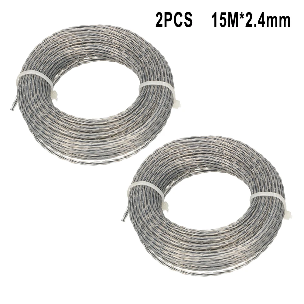 

Леска для стрижки травы с сердечником, 2,0-3,0 мм X 15 м (30 м), 2 комплекта