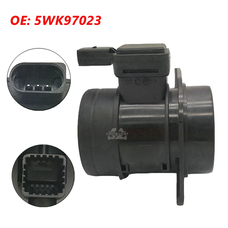 5WK97023 Датчик массового расхода воздуха MAF для Audi A1 A3 Seat Skoda Volkswagen Golf Polo 03L 906461 5WK97023Z