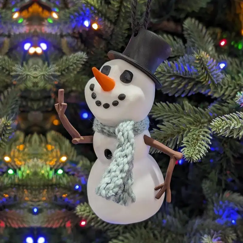 Рождественская елка подвеска в виде снеговика Рождественский снеговик фигурка
