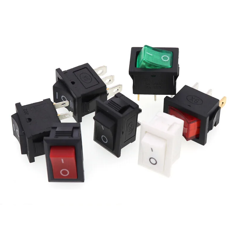 _ Наклонная плоская 2-контактная клавишная переключатель 2-позиционный