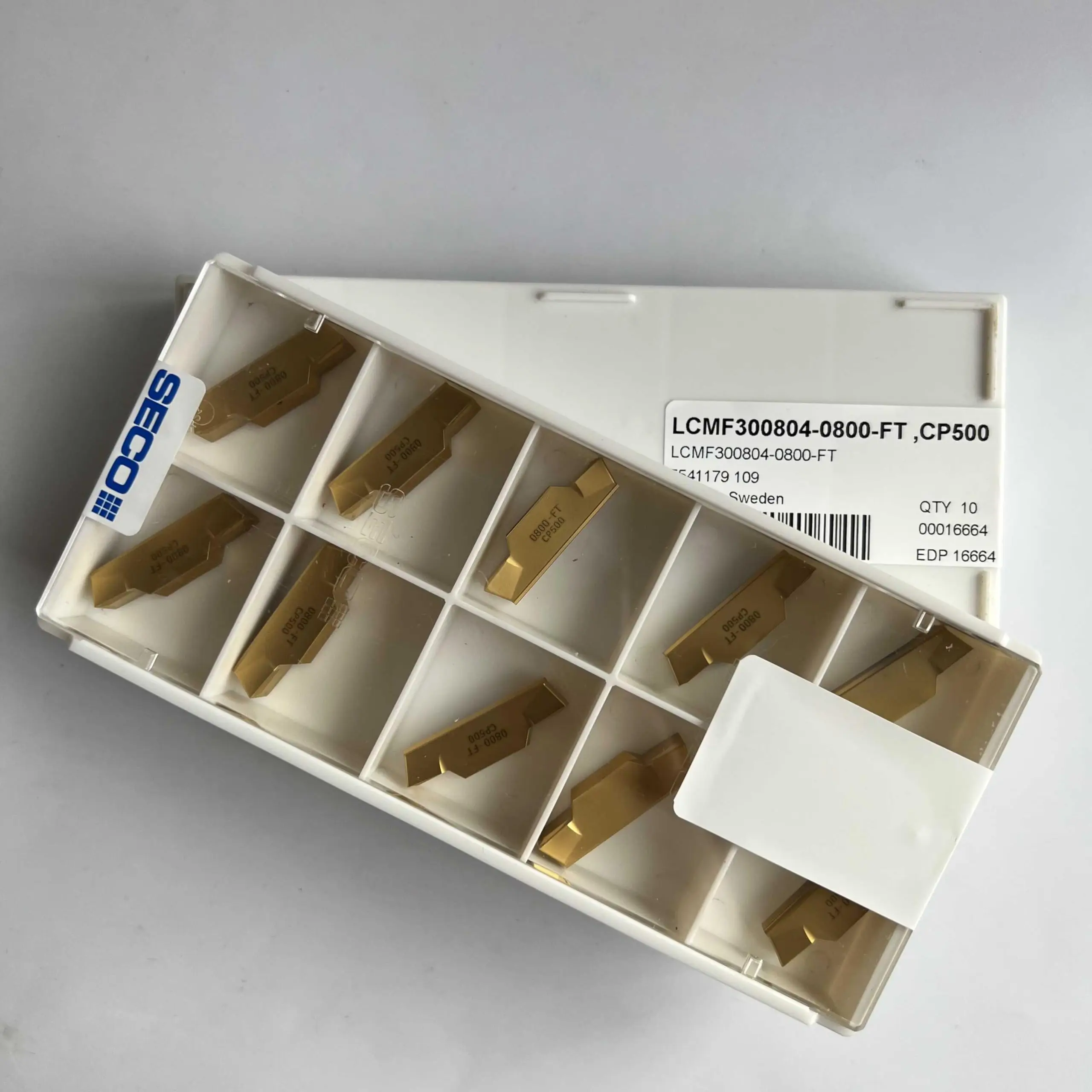 LCMF 300804 -0800-FT CP500 /Оригинальное лезвие из сплава с ЧПУ 10 шт.