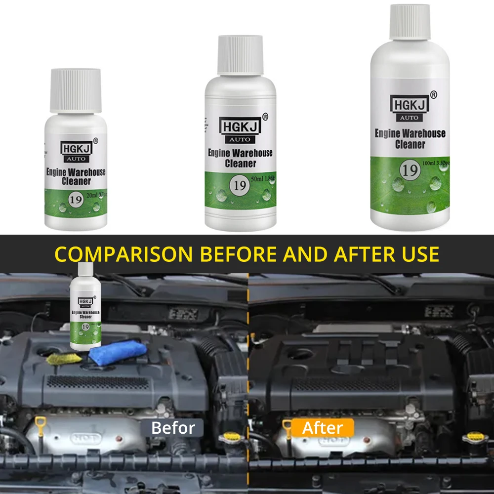 

HGKJ-19 Paint Cleaner Engine Compartment Remove Heavy OilAuto Cleaning Decontamination Practical Ceramic Car Polish Coating Care