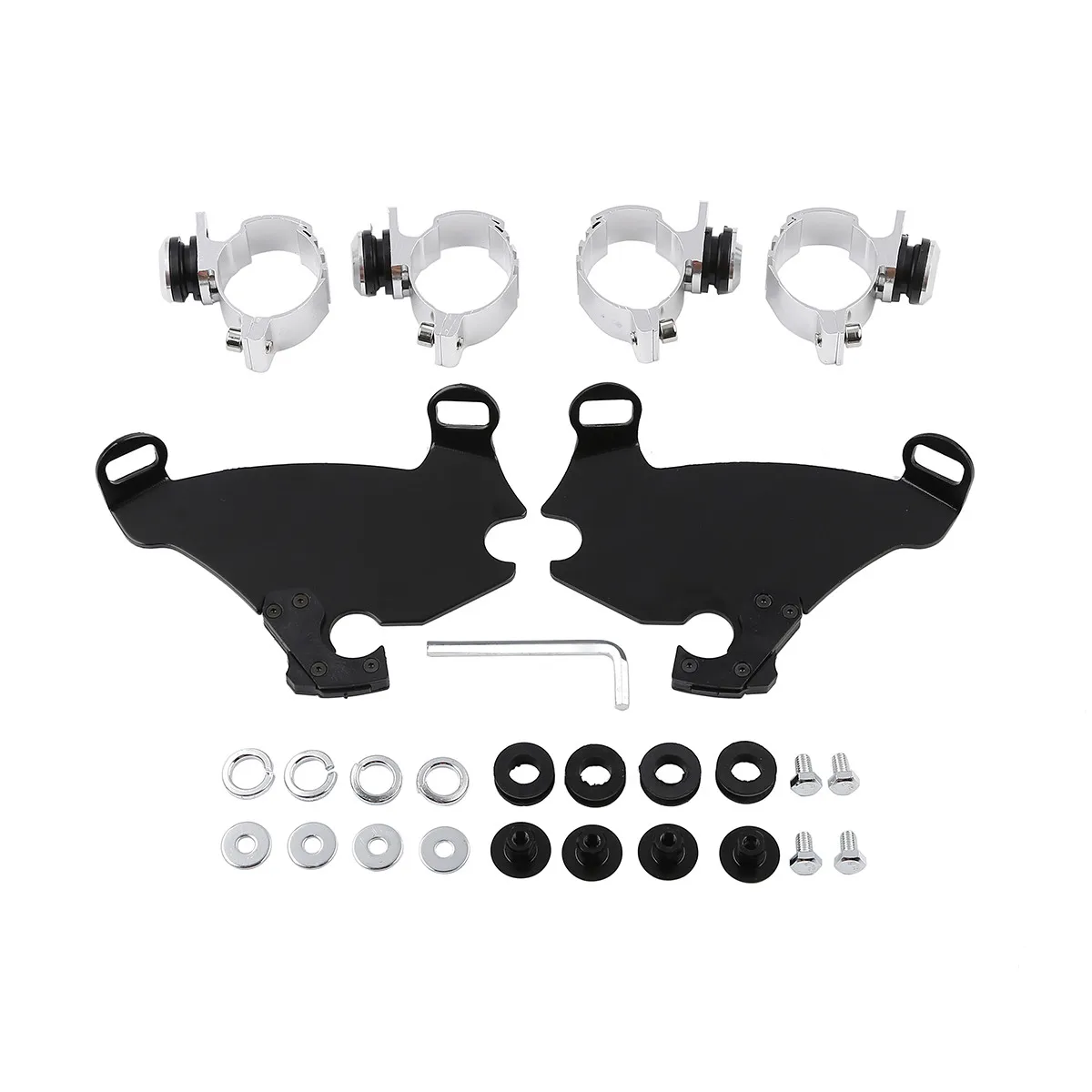 

Motorcycle 39mm Gauntlet Fairing Trigger Lock Mount Kit For Harley Sportster 883 1200 1988-UP FXDF