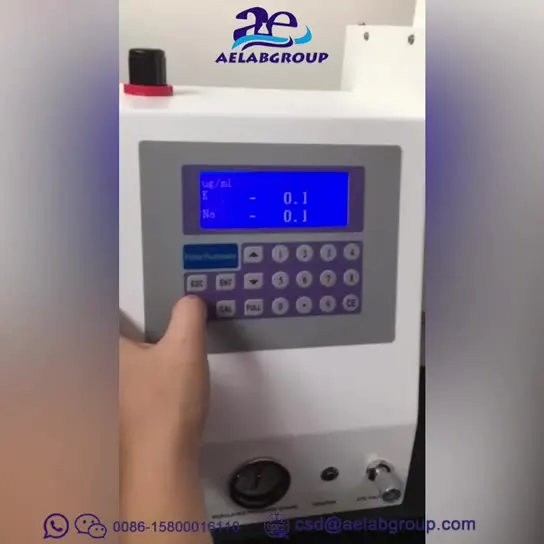AELAB цена производителя ISO &amp CE горячая Распродажа 2 элемента K Na цифровой фотометр