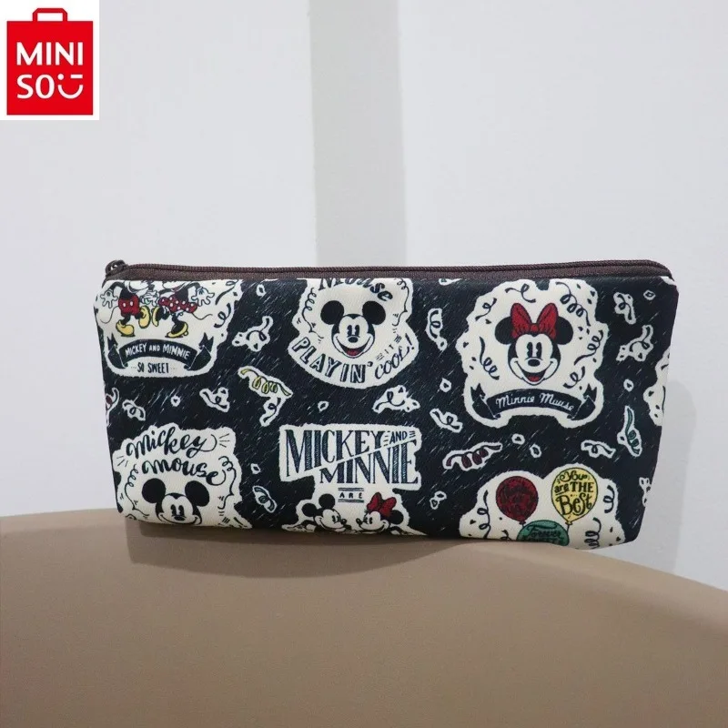 Сумка для ручек MINISO с изображением Диснея Микки персонализированный милый
