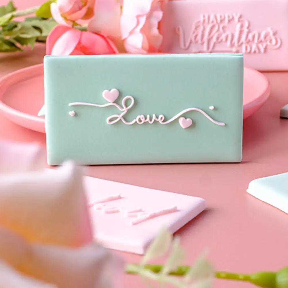 

Practical Biscuit Mold Eco-friendly Cookie Mold Non-stick Love Wedding Party Dessert Biscuit Making Mold Bakeware