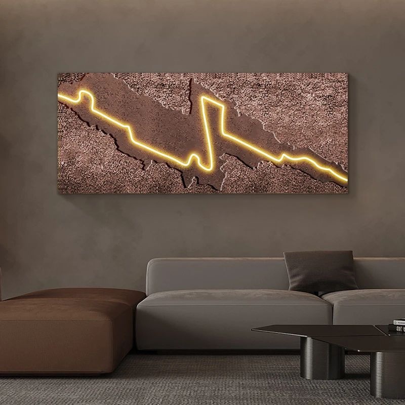 Ручная роспись толстая текстура подвесная картина минималистичная абстрактная