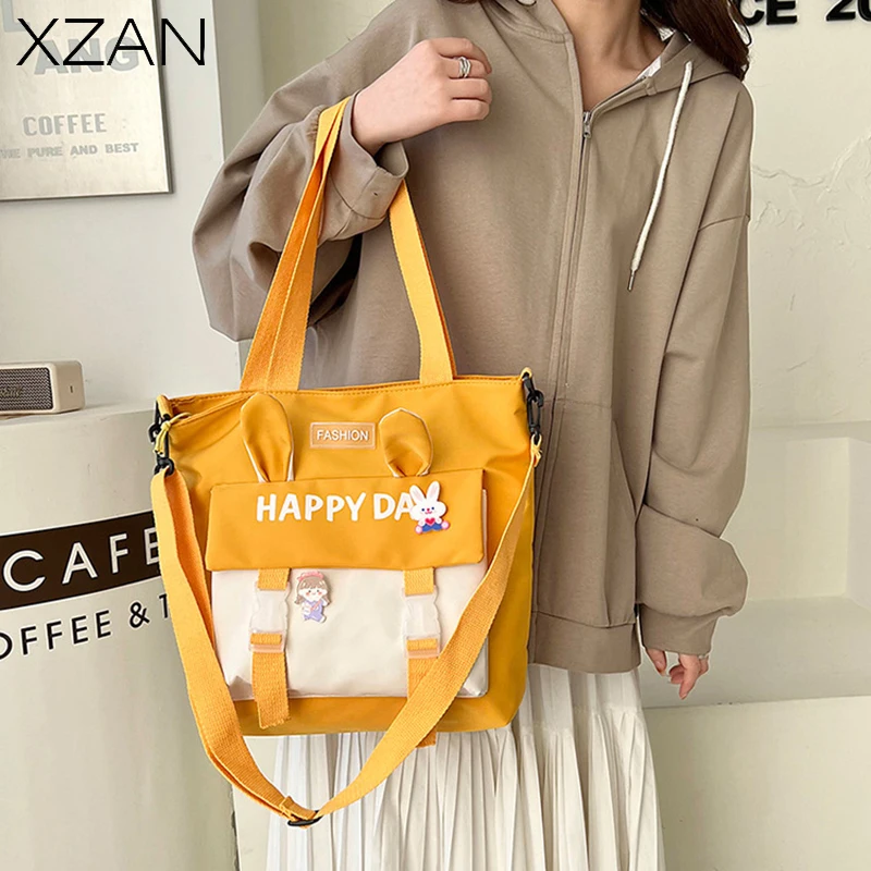 

2022 Messenger Bag For Women Nylon Small Handbags Brand Designer Vintage Large Capacity Single Shoulder Bags bolsos Clutch
