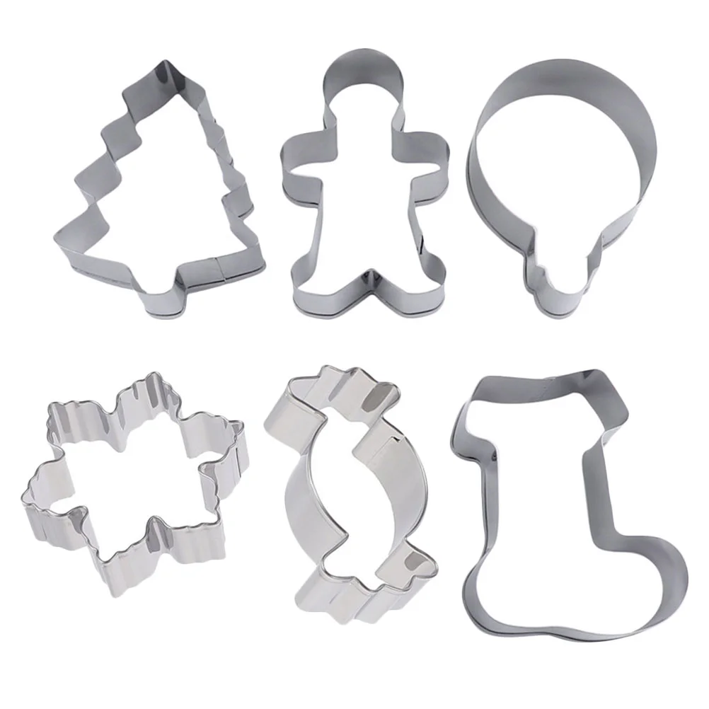 

Cookie Christmascutters Biscuit Moldmolds Gingerbread Korean Shape Baking Tree House Cake Fondant Kit Snowflake Santa Bread