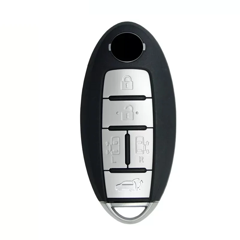 Фото CN027096 Вторичный рынок, умный ключ с 5 кнопками для Nissan QUEST 2014 +, удаленный чип PCF7952, 315 МГц, 285E3-1JB5A с логотипом №2