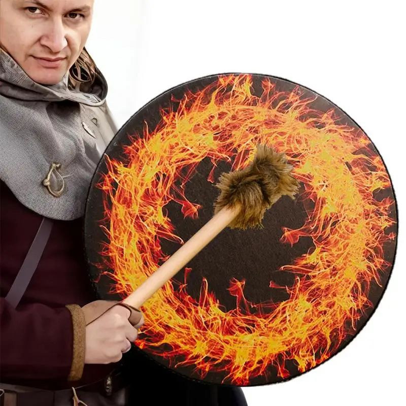 

Shaman Drum 25cm Decoration Design Drum Musici Party Sound Healing Tool Shaman Alchemy Moon Drum Home Party Decoration