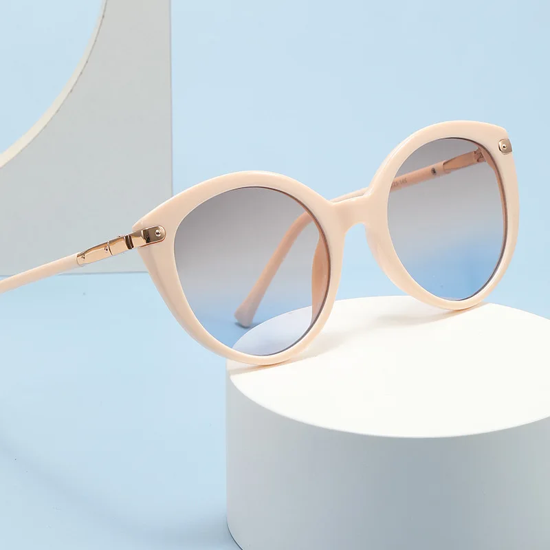 

Солнцезащитные очки «кошачий глаз» для мужчин и женщин, очки с сетчатыми красными линзами, модные трендовые, для уличной съемки, 2022