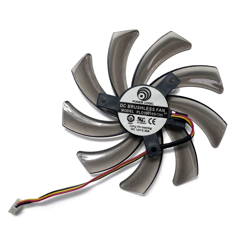 Вентилятор охлаждения 3PIN PLD10010S12H T129215SM для Gigabyte HD 7770 Radon GT 640 GTX 550 650 660 650Ti 750 ATI Radeon R9 200 (art.: 3920bc96b0804) - 3920bc96b0804