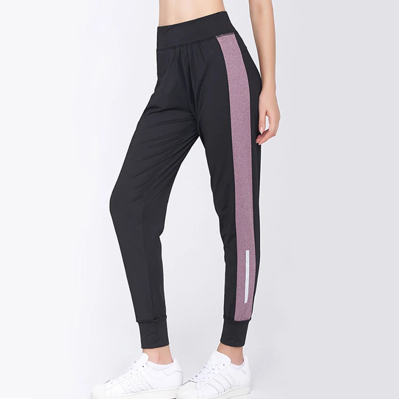 

Sports Running Pants Women Side Stitching Workout Gym Yoga Sweatpants Quick Dry Sportswear Fitness Training Jogging Trousers