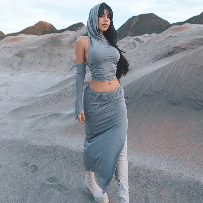 

Shirt Dress For Women 2023 Cover Up Beach Summer New Pure Color Leisure Long Sleeve Hoodie Slim One Suit Print Spandex Swimwear