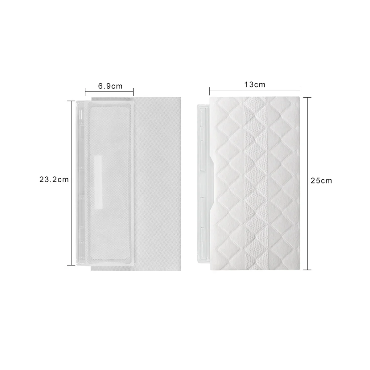 Сменная накладка для вакуумной швабры твердого пола 20 шт. VACMOP VM252 VM205 VM190 VC205