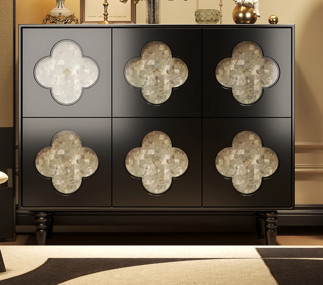 Шкаф для прихожей Черный Боковой шкафчик