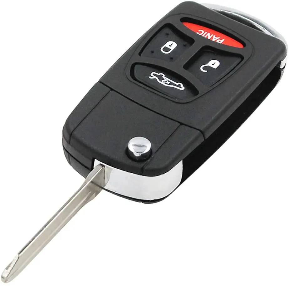 

Складной флип-брелок для автомобильного ключа с 4 кнопками для Chrysler Dodge Jeep Commander Compass Liberty