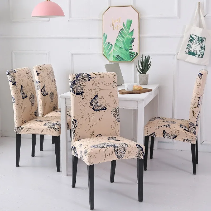 

Dining Chair Slipcover Removable Washable Spandex Chair Covers for Hotel Wedding Party Banquet Dining Room (Without Chairs)
