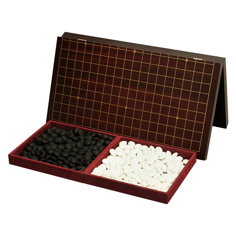 

Profissional Luxury Gobang Wooden Adult New Crafted Classic Gobang Travel Portable Chinese Juegos De Mesa Board Games BD50CG