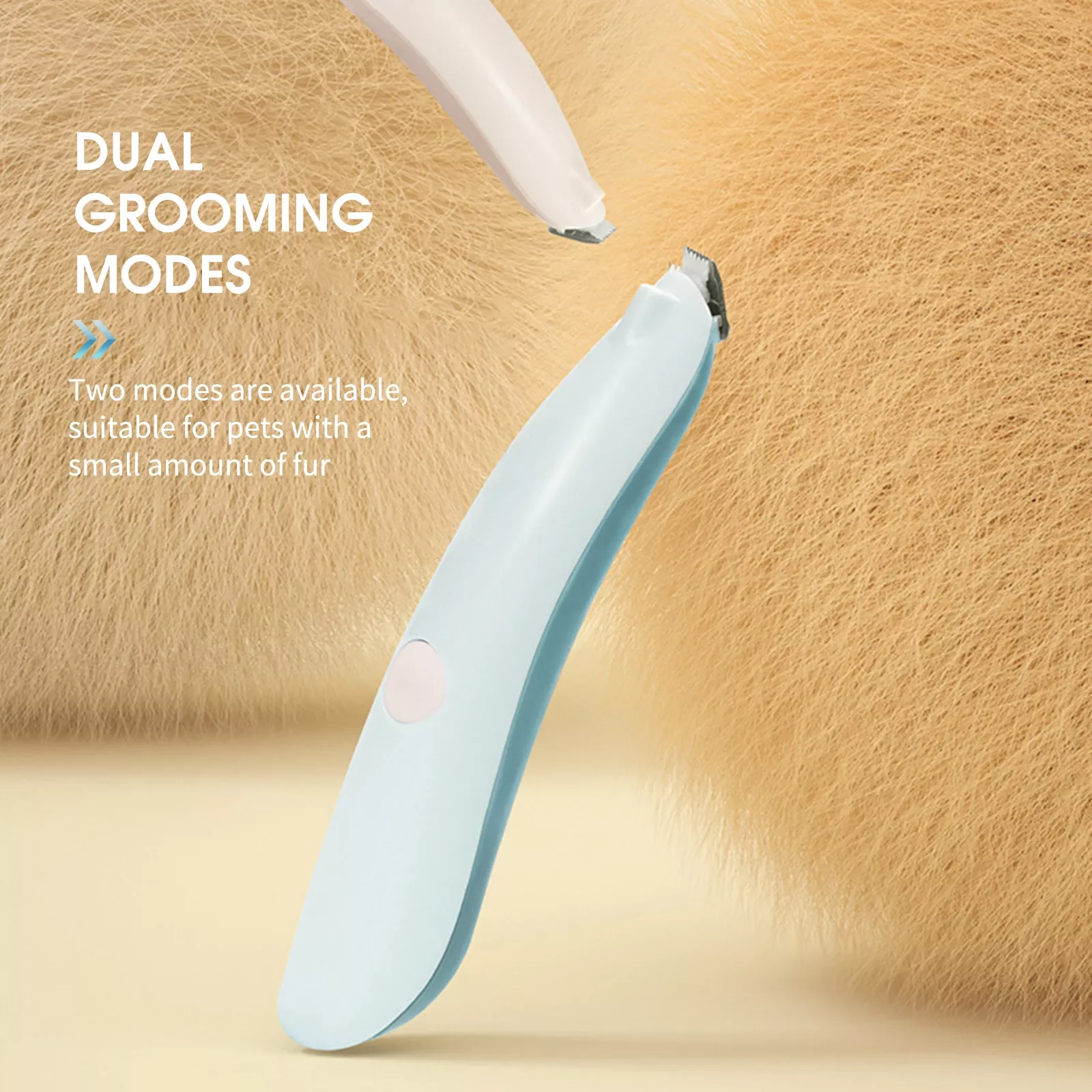 

Dog Hair Trimmer Portable Dog Hair Clipper with LED Lights Pet Grooming Hair Cutter Shaver Machine for Dogs Cats Puppy
