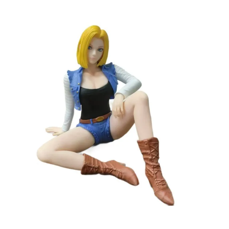 Android 18 лазурь Драконий жемчуг Gk Женская экшн-фигурка настольная Коллекционная