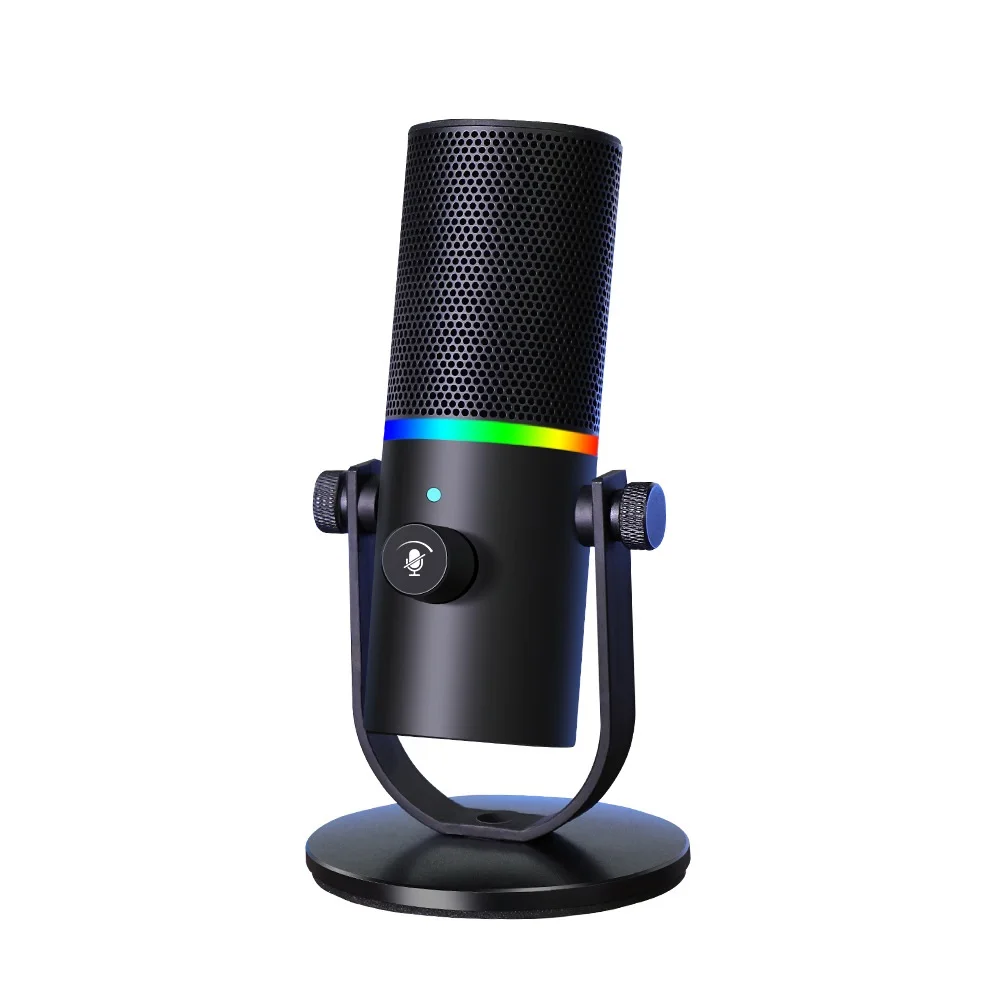 

New Deisgn USB Condenser Gaming Microphone ,192Khz/24Bit Podcast PC Computer Mic for Recording Streaming Youtube Micro