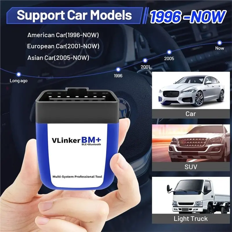 A02Q-Для BMW, совместимый с электромобилями Vlinker BM+, автомобильный OBD-сканер для BMW, программатор Bimmer Code (art.: 3920d7fa00923) - 3920d7fa00923