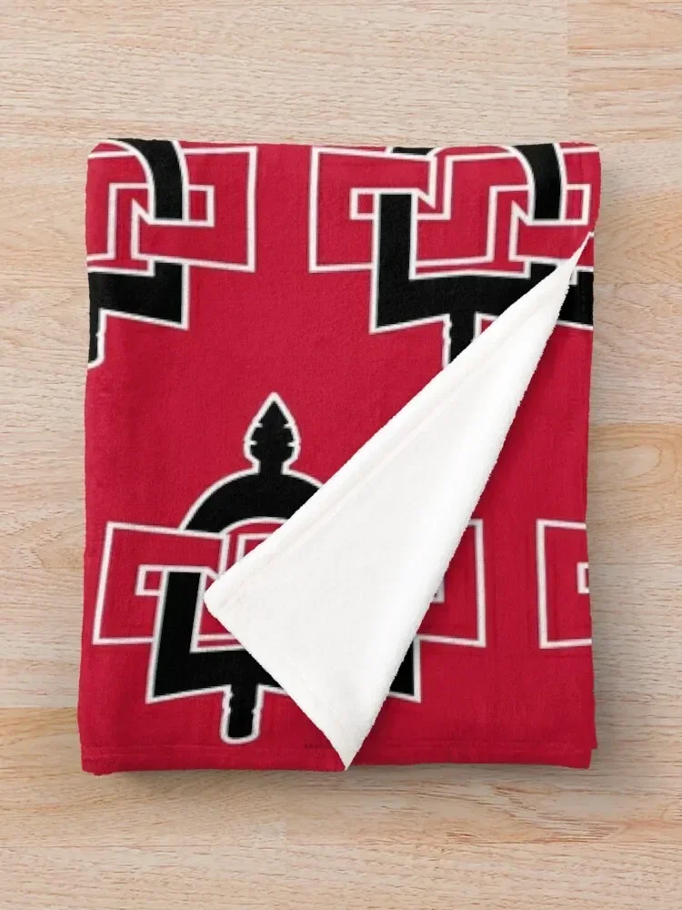 Фланелевое одеяло с бейсбольными значками Азтекс