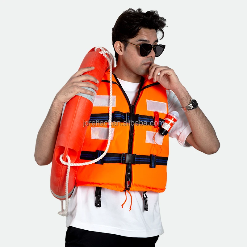 

More popular Life Vest Custom Logo Floating Life Jacket EPE foam Marine Cheap Vest for Adult Life Jacket