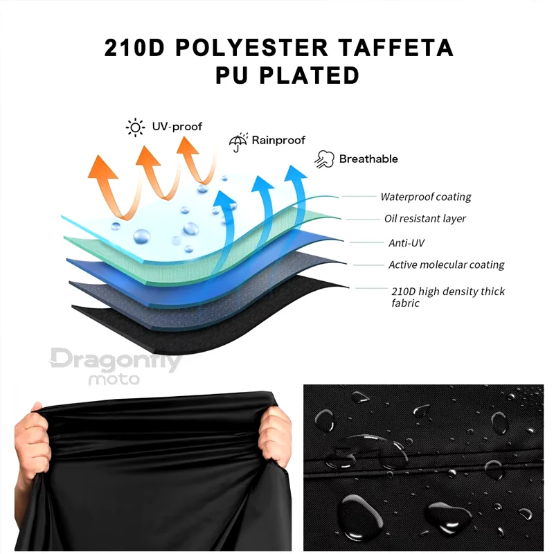 Водонепроницаемый чехол для мотоцикла Dragonfly Ducati Multistrada 950 1100 1260 1200 S Sport Grand Tour