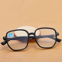 retro wood grain tr irregular glasses frame anti blue light optical female myopia glasses frame