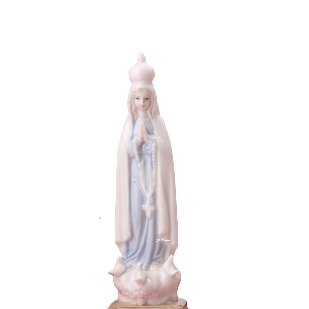 

Virgin Catholic Holy Statues Home Sculptures Decor Figurine Mary Figure Christian Souvenirs Gifts