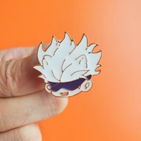 jujutsu kaisen brooch japanese classic animation cartoon cute clothes accessories color metal pin badge
