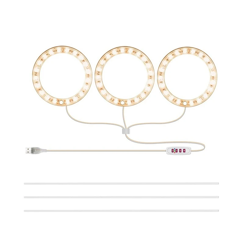 

Светодиодный светильник для выращивания растений, лампа полного спектра для выращивания комнатных суккулентов, светильник чного света