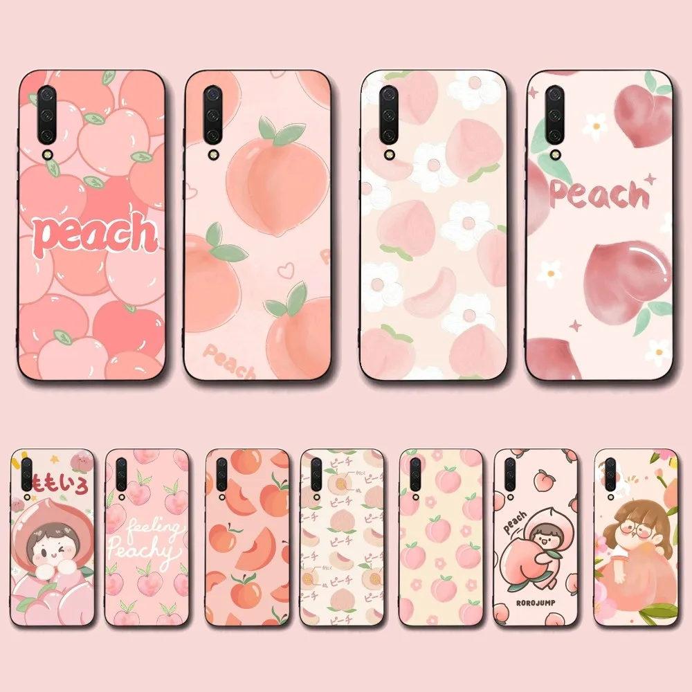Чехол для телефона с изображением фруктов персика Xiaomi Mi 5X 8 9 10 11 12 lite pro 10T PocoX3pro PocoM3