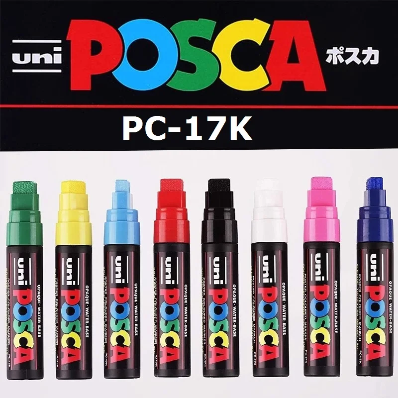 Японский маркер uni POSCA PC-17K граффити постер рекламная ручка 15 мм с большой головкой