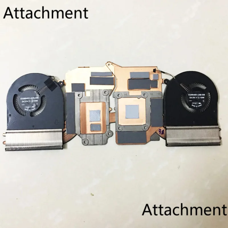 Вентилятор ЦП вентилятор GPU Охлаждающий радиатор термомодуль для Razer Blade Stealth 13