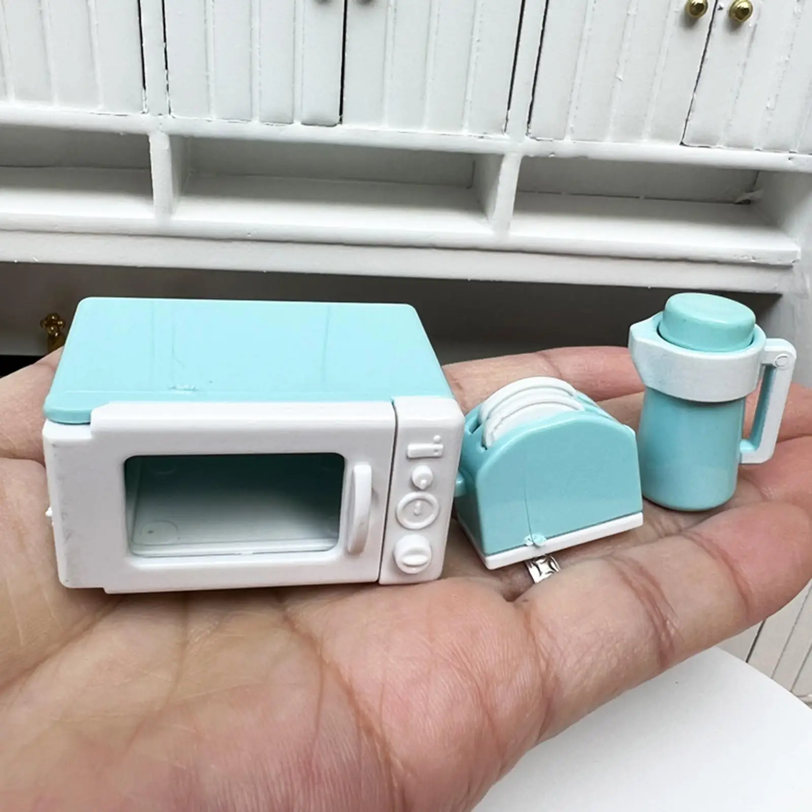 Кукольный домик в масштабе 1:12 кухонная микроволновая печь игровой набор мебель
