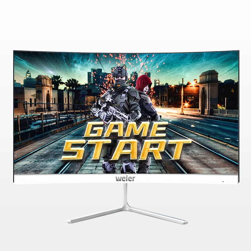 Weier 24-дюймовый Full HD 1080P игровой ПК МОНИТОР Настольный изогнутый монитор 144 Гц