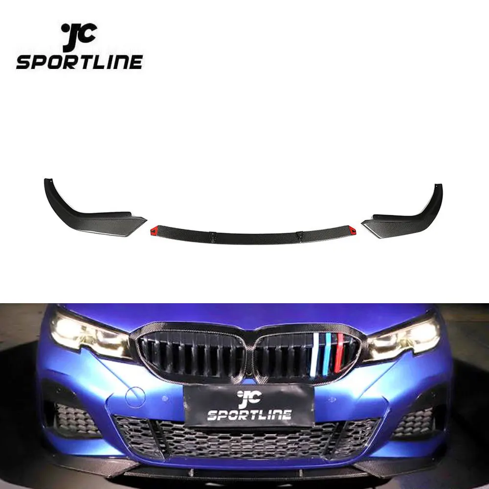 Фото Карбоновый передний спойлер G20 для BMW 3 серии G20 M-SPORT 2019-2020 №1