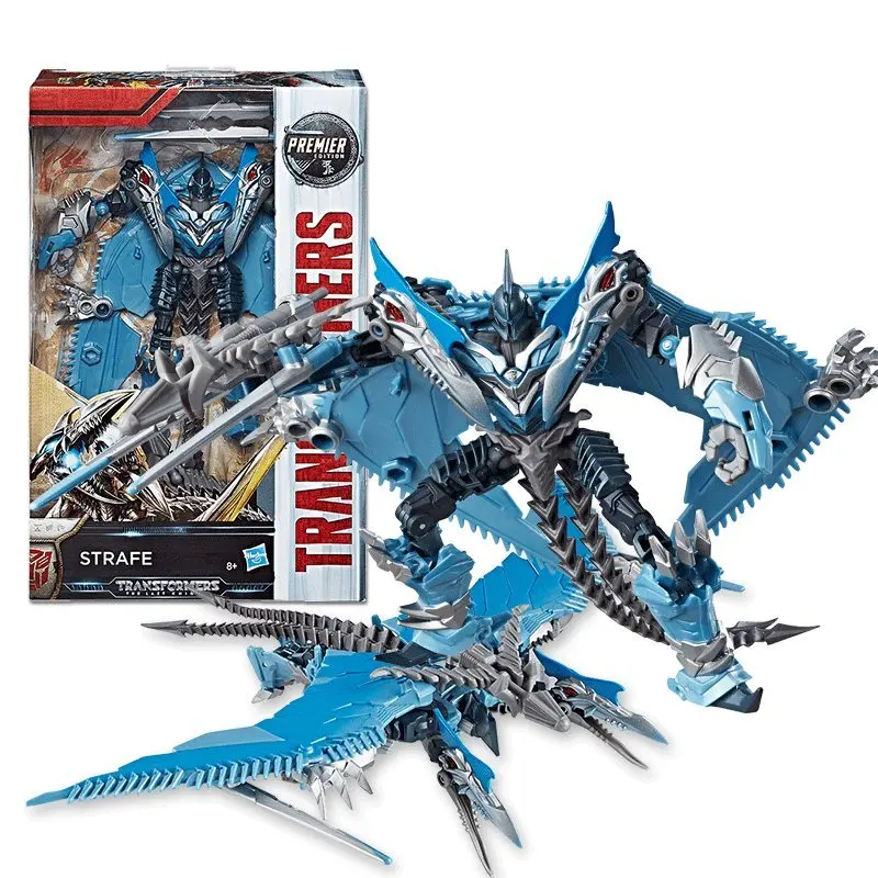 

Hasbro Transformers MV5 Deluxe Class Last Knight Strafe Dinobot Voyager Action Figure Toys for Birthday Gift C2963