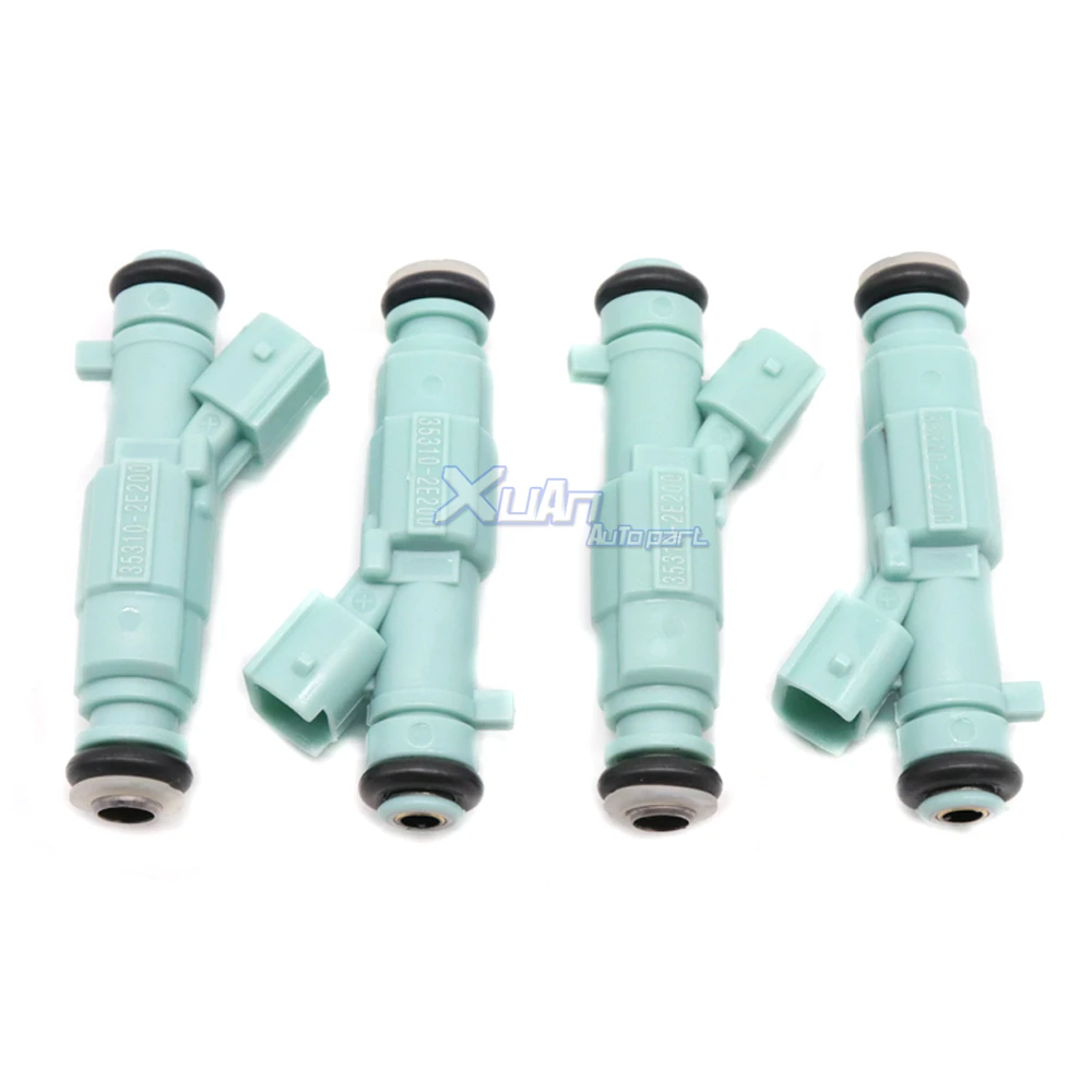 4 шт. автомобильные топливные форсунки 35310-2E200 для Hyundai Kia Sportage XI35 353102 E200
