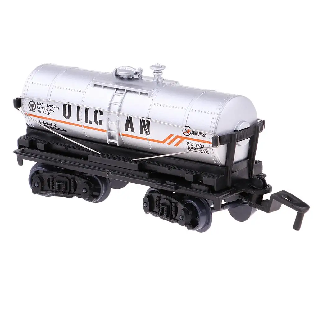 

Simulated Plastic Train Model Carriage Tank Car Tanker Truck for