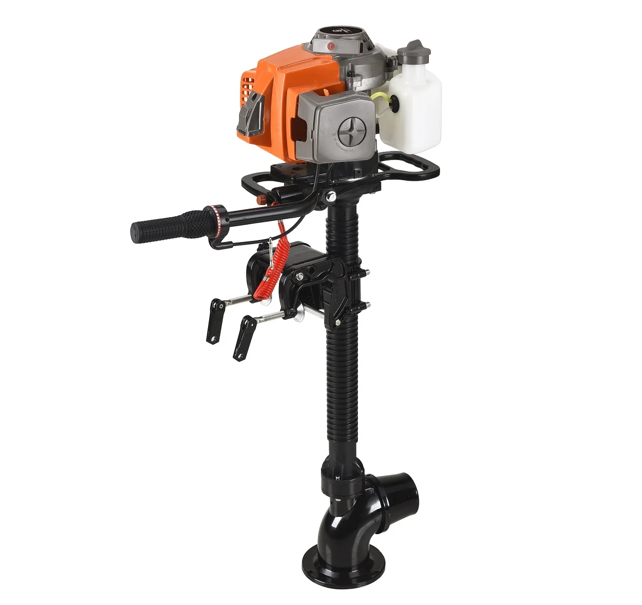 3.5 л.с. бензиновый воздушный подвесной мотор Типа Jet 2-тактный байдарский