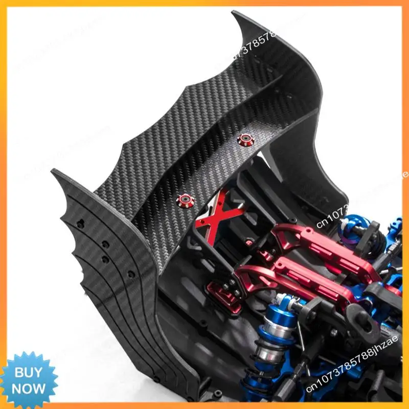 Фото Диффузор из углеродного волокна A10R поддерживает ARRMA F1 LIMITLESS 1/7, детали для обновления радиоуправляемого автомобиля, красный №1